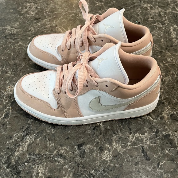 Womens Air Jordan 1 Low Sneakers - Picture 3 of 10